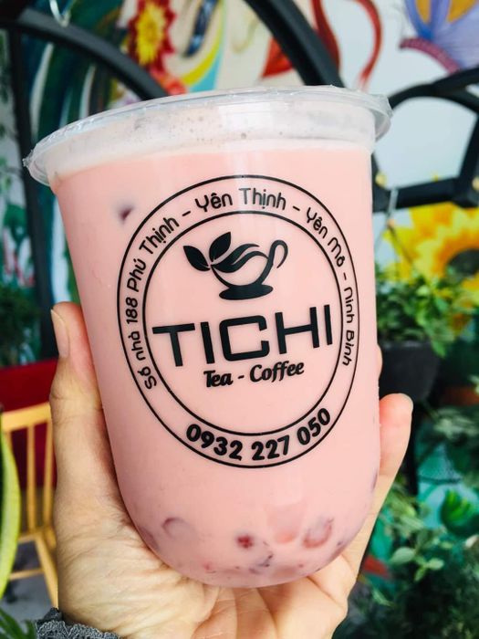 Góc check-in ấn tượng tại TICHI Tea - Coffee