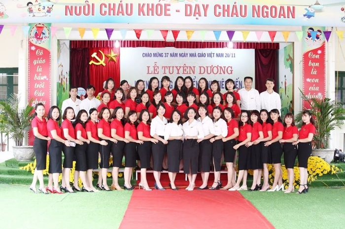 Trường Mầm non Bắc Phú ảnh 1 – Góc học tập và vui chơi đầy màu sắc, an toàn và gần gũi với thiên nhiên.