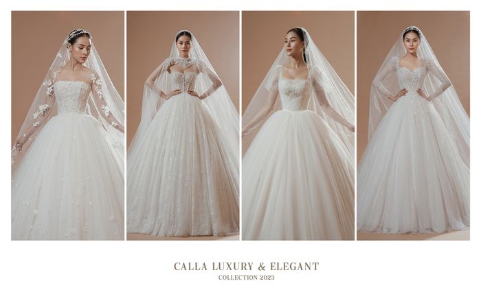 Tuyển tập váy cưới sang trọng tại Calla Bridal