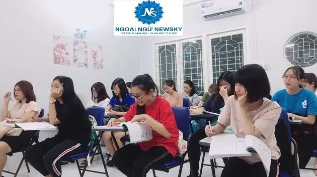 Lớp học tiếng Nhật tại Trung tâm Ngoại ngữ NewSky