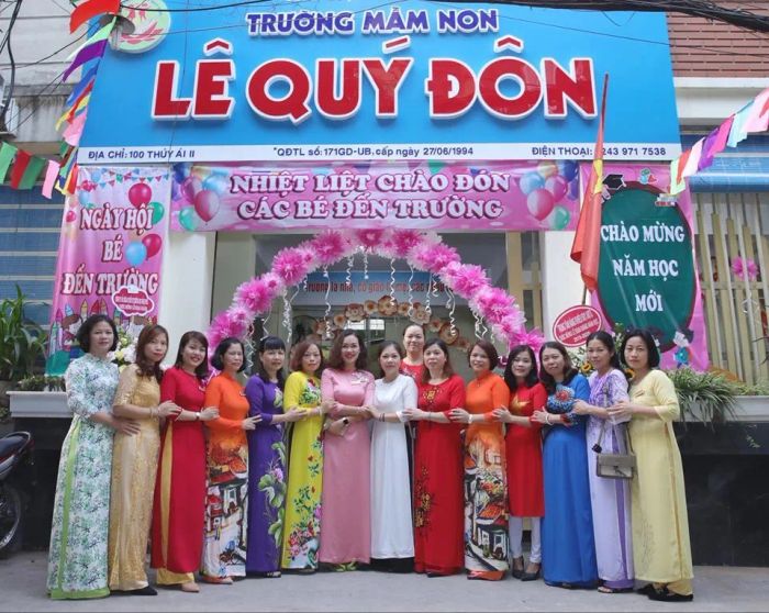 Không gian học tập sáng tạo tại Trường Mầm non Lê Quý Đôn
