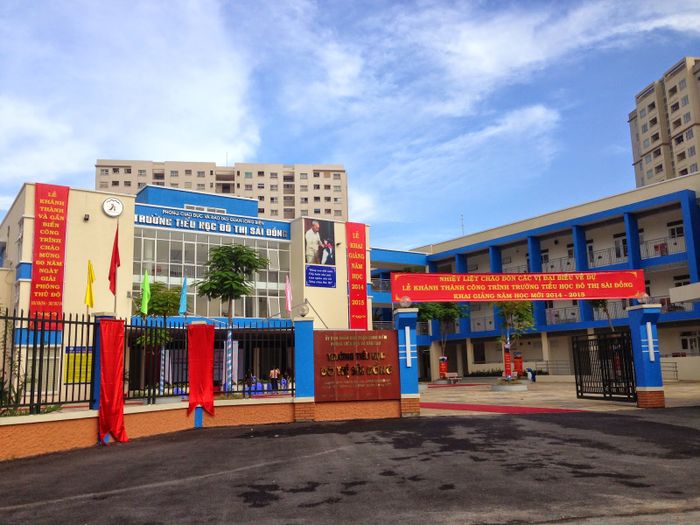 Cơ sở vật chất khang trang và tiện nghi tại Trường Tiểu học Đô thị Sài Đồng