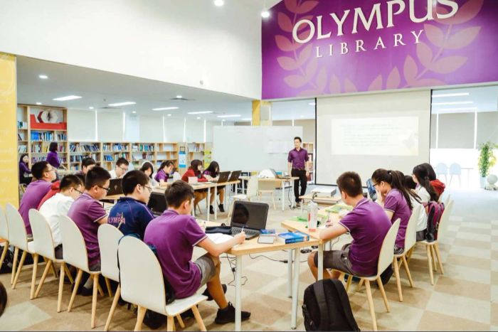 Hình ảnh khuôn viên Hệ thống Giáo dục Liên cấp Olympia