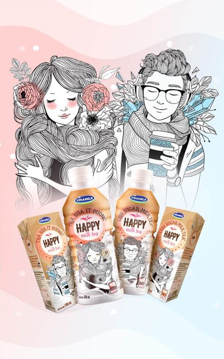 Hình ảnh Trà sữa Vinamilk - Thức uống thảo nguyên thuần khiết