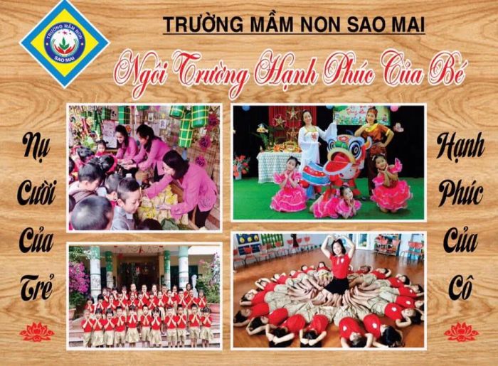 Hoạt động góc sáng tạo tại Trường Mầm Non Sao Mai