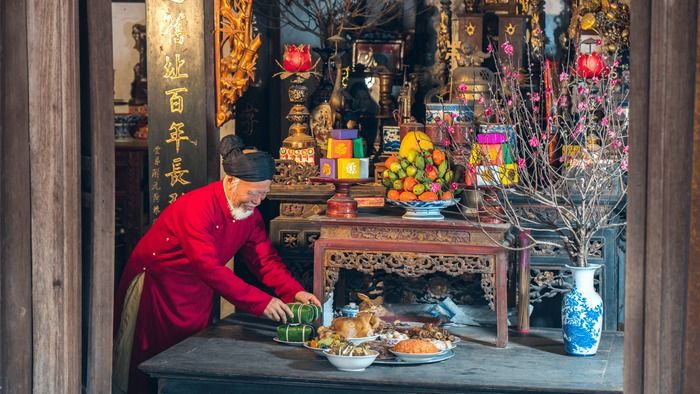 Hình ảnh ý nghĩa của tục thăm viếng đầu năm