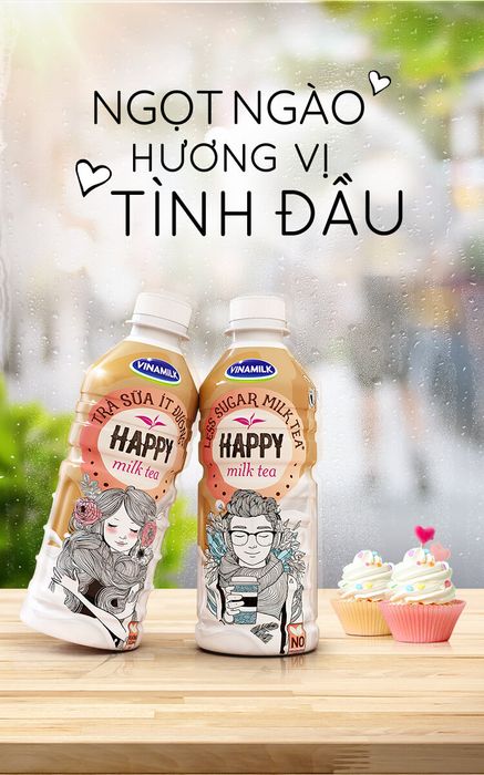 Hình ảnh bộ sưu tập Trà sữa Vinamilk đa dạng hương vị