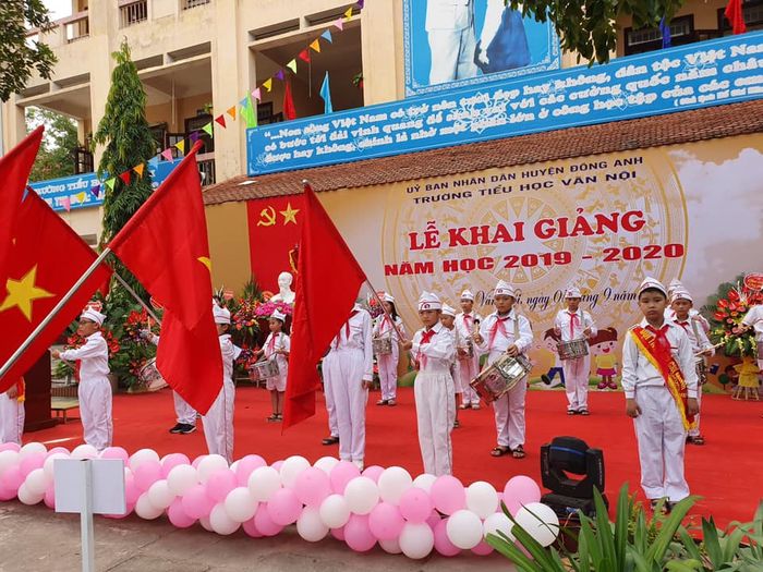 Hình ảnh nổi bật về không gian học tập tại Trường Tiểu học Vân Nội