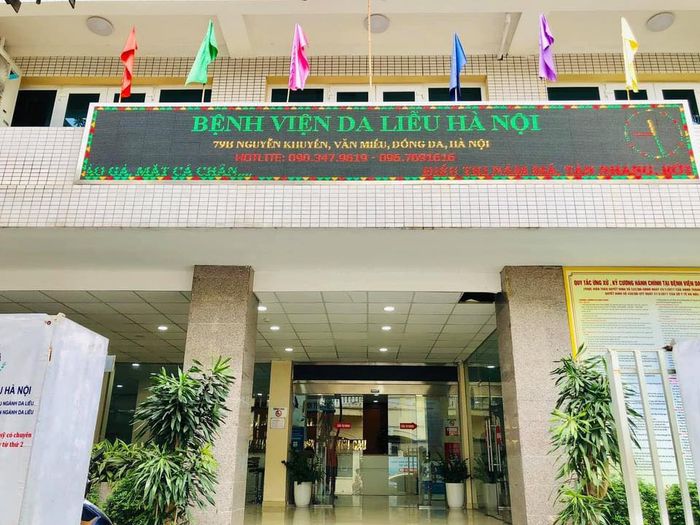 Hình ảnh cơ sở vật chất hiện đại tại Bệnh viện Da liễu Hà Nội