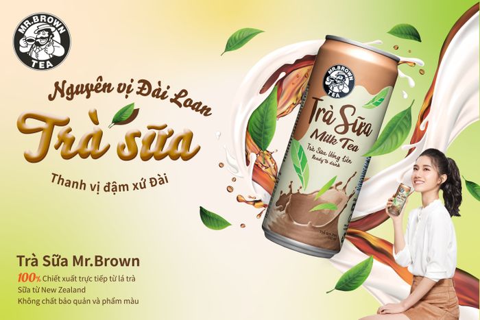 Bộ sưu tập hình ảnh Trà sữa Mr.Brown đa dạng hương vị