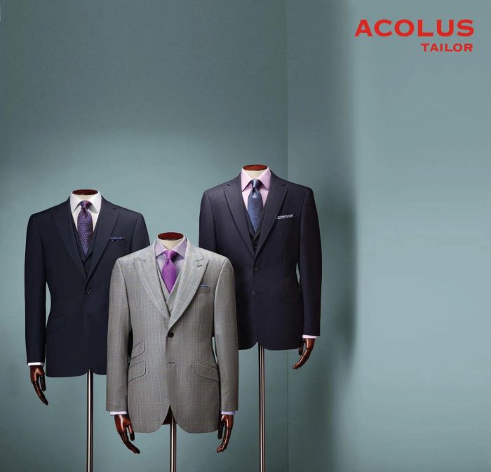 Hình ảnh trang phục may đo chuẩn châu Âu tại Acolus Tailor