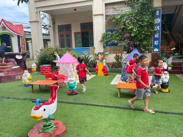 Góc học tập sáng tạo tại Mầm non Thị trấn Phú Minh - Ảnh 2