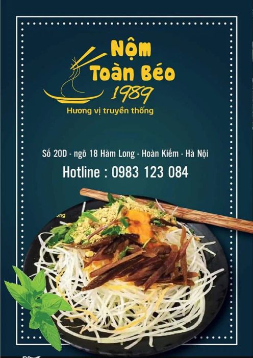 Nộm Toàn Béo - Hình ảnh món ngon nức tiếng