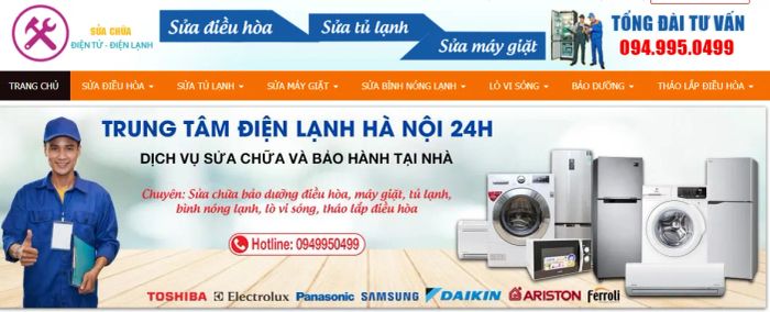 Hình ảnh thực tế Trung tâm Điện lạnh Hà Nội 24H