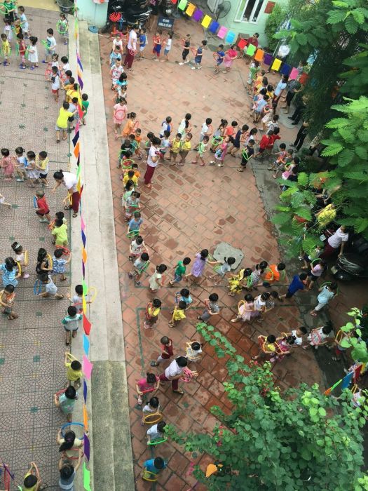Hình ảnh sinh động về môi trường học tập tại Trường Mầm non Lạc Trung