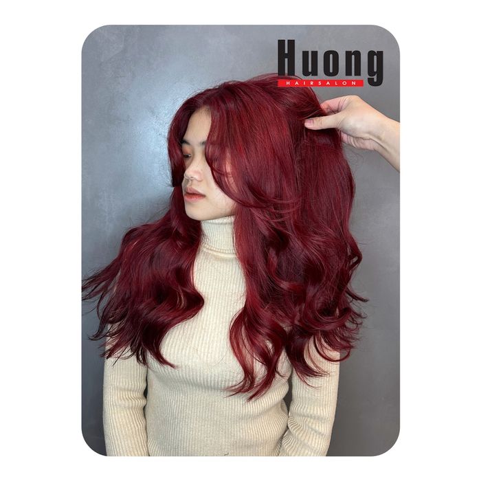 Những tác phẩm tóc màu nghệ thuật tại Huong Hair Salon