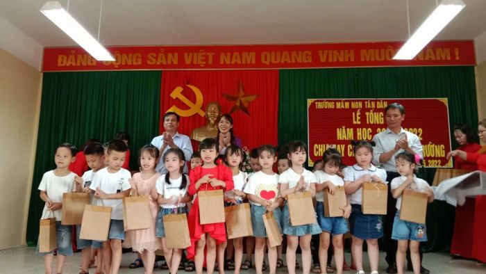 Không gian học tập hiện đại tại Trường Mầm Non Tân Dân