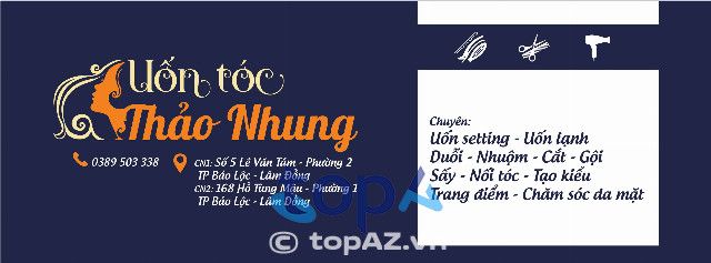 Tiệm tóc Thảo Nhung ở Bảo Lộc