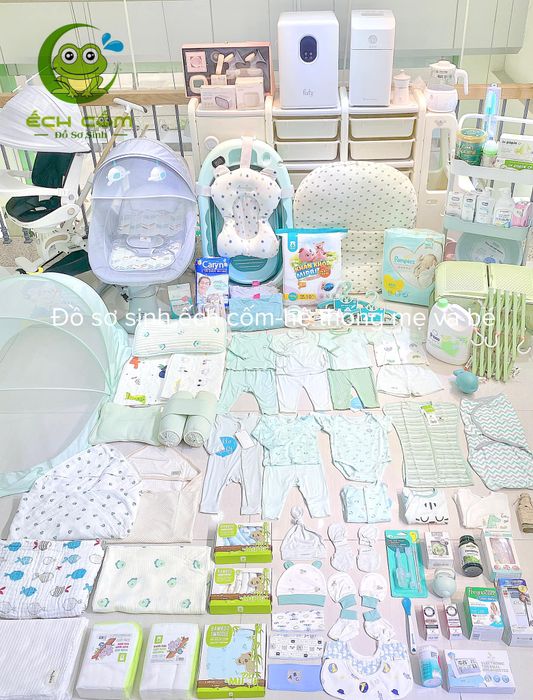 Ảnh chân thực bộ sưu tập đồ sơ sinh Ếch Cốm - Từng chi tiết tỉ mỉ