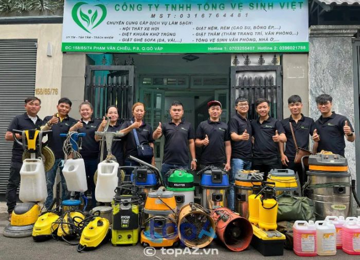 Vệ sinh Việt - Đối tác tin cậy về vệ sinh công nghiệp tại TP.HCM