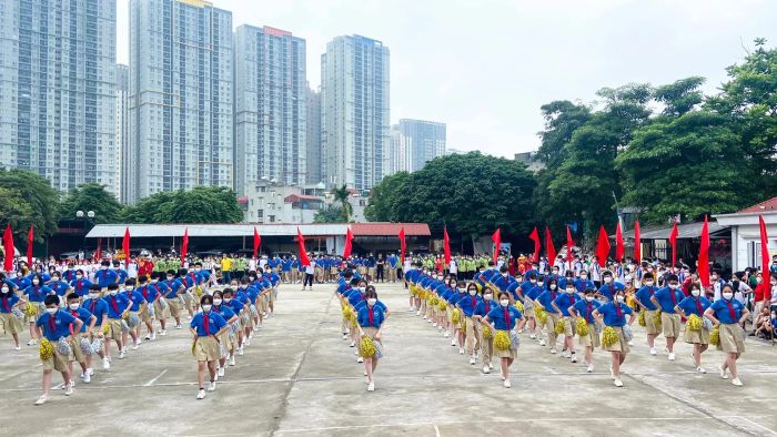 Góc nhìn ấn tượng về cơ sở vật chất hiện đại tại THCS Nguyễn Du