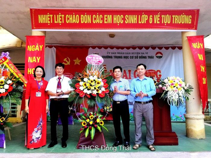 Góc nhìn mới về THCS Đồng Thái qua bức ảnh thứ hai - không gian xanh mát cùng cơ sở vật chất hiện đại
