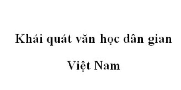 Hình ảnh minh họa số 2 - Kho tàng văn học truyền miệng