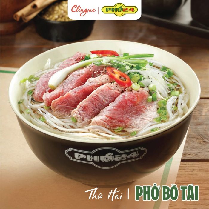 Tô phở thơm ngon chuẩn vị tại Phở 24