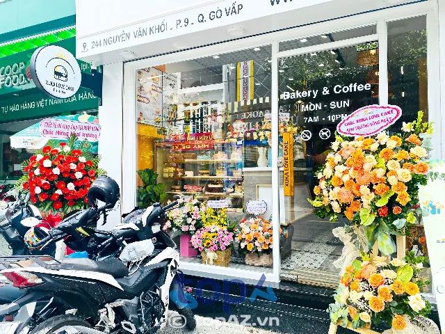 cửa hàng bánh kem bắp TPHCM