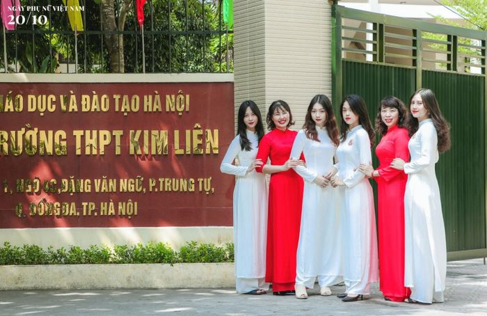 Hình ảnh ấn tượng về Trường THPT Kim Liên