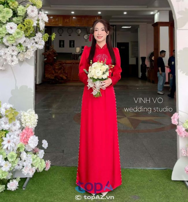 Cửa hàng thuê áo dài cưới hỏi uy tín tại TP. Tam Kỳ