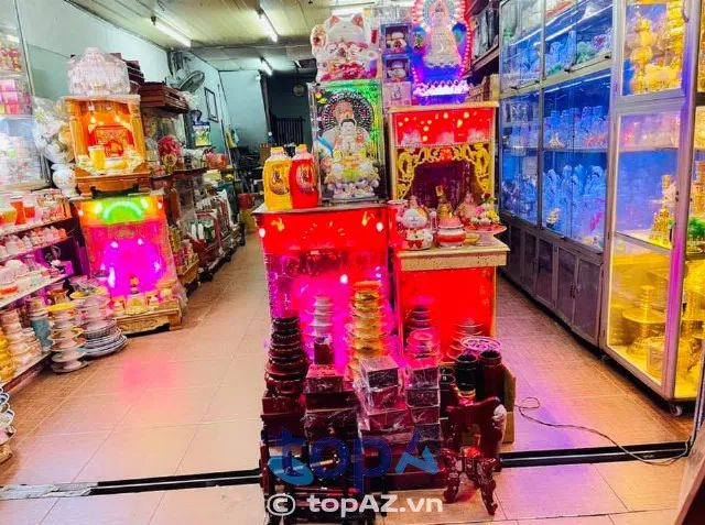 Địa chỉ vàng cung cấp bục kê, tam cấp bàn thờ Thần Tài đẹp chuẩn phong thủy tại TP.HCM