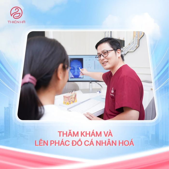 Viện Thẩm Mỹ Thiên Hà - Hình ảnh thực tế quy trình trị liệu cao cấp