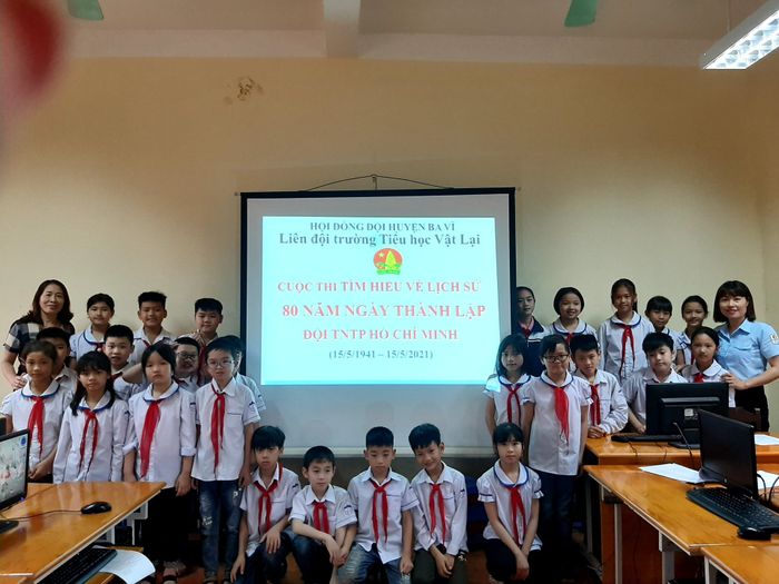 Hình ảnh Trường Tiểu học Vật Lại - Không gian học tập sáng tạo đầy cảm hứng