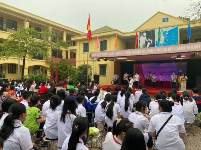 Góc nhìn đẹp về Trường THCS Trung Văn