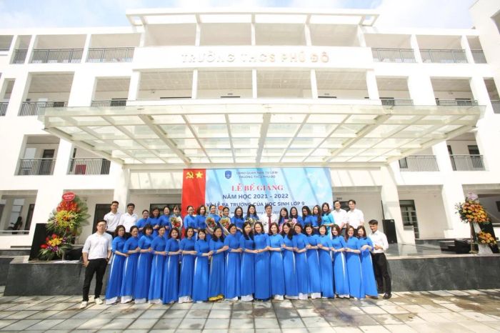 Hình ảnh các hoạt động giảng dạy và học tập sôi nổi tại THCS Phú Đô