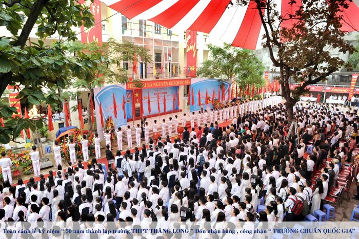Hình ảnh đẹp về THPT Thăng Long - Ngôi trường mang đậm dấu ấn lịch sử giáo dục Thủ đô