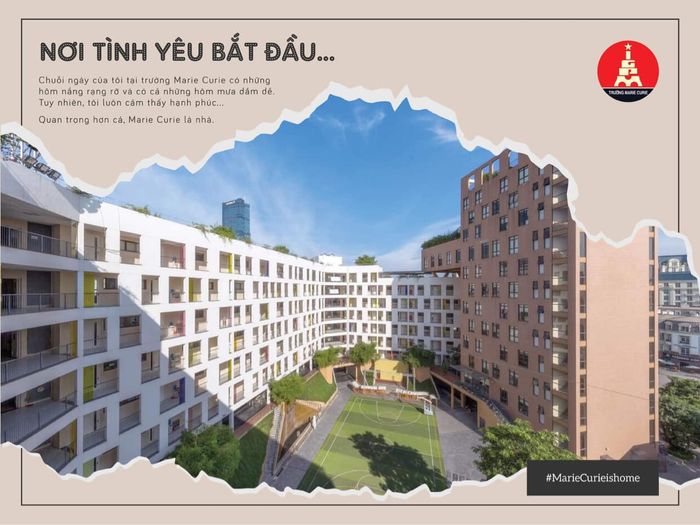 Hình ảnh không gian học tập hiện đại tại Marie Curie Hanoi School