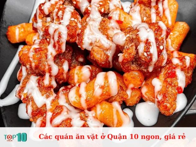 Các quán ăn vặt ở Quận 10 ngon, giá rẻ