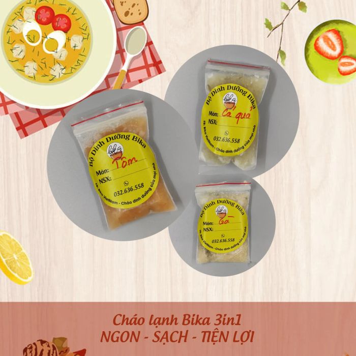 Hình ảnh cháo dinh dưỡng Bika - Sự kết hợp hoàn hảo giữa hương vị và dinh dưỡng