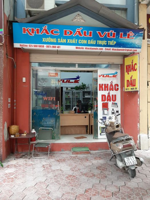 Hình ảnh sản phẩm Khắc Dấu Vũ Lê
