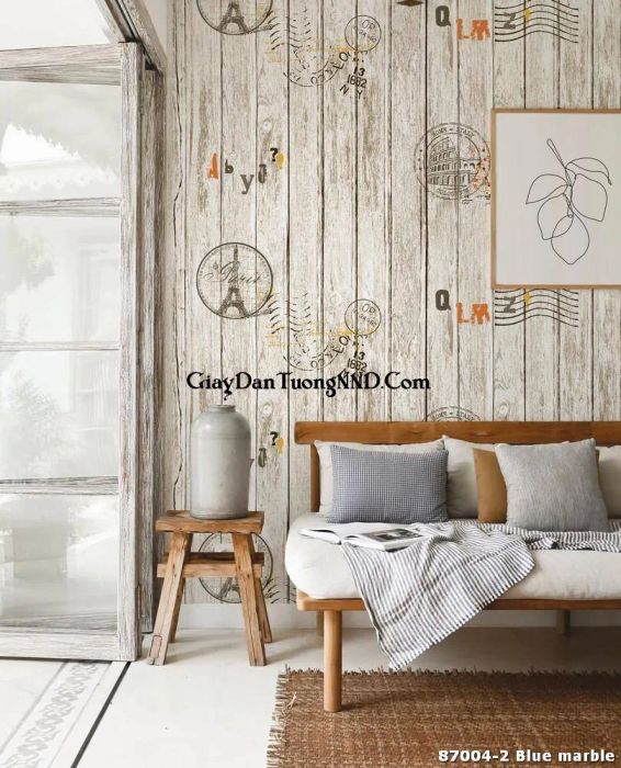 Không gian sống ấn tượng với giấy dán tường NND