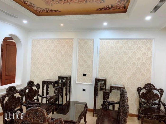 Không gian sống sang trọng với giấy dán tường Mạnh Tiến