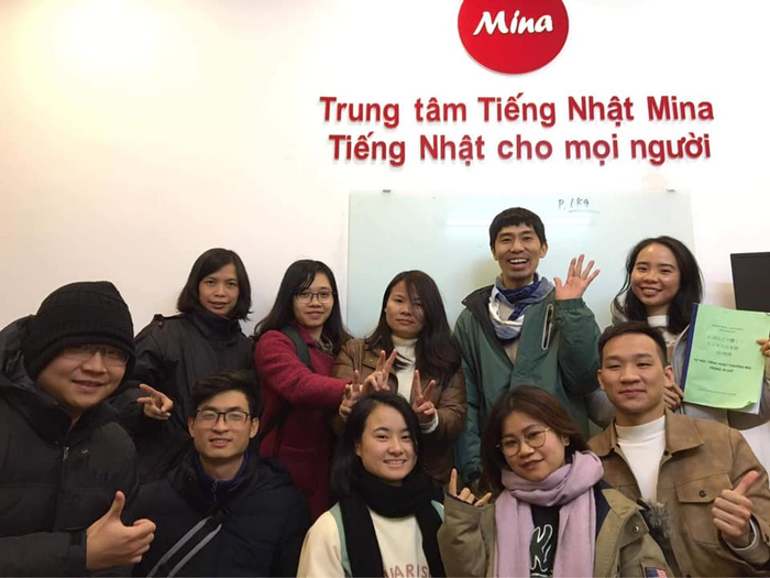 Không gian học tập tại Trung tâm Nhật ngữ Mina