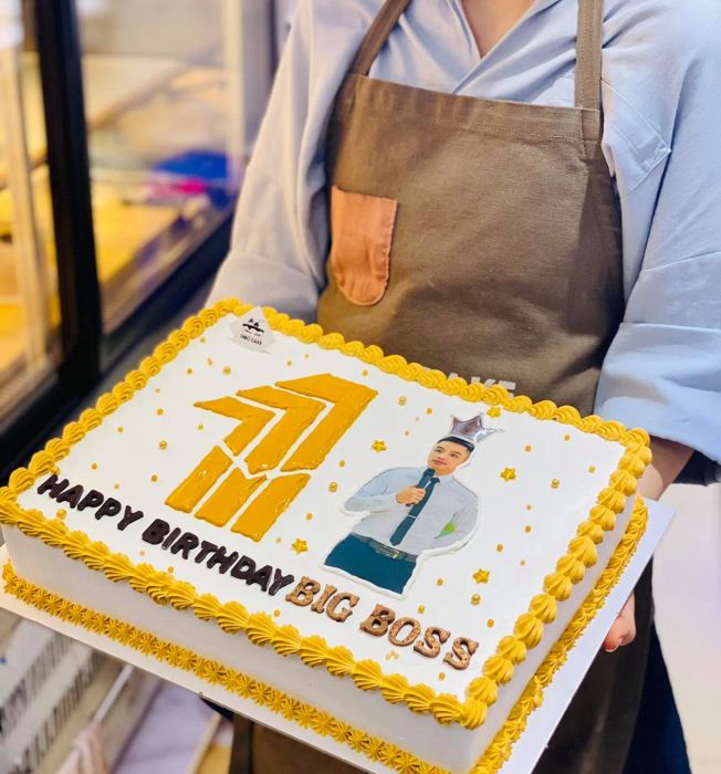 Không gian thưởng thức bánh trẻ trung tại Dibo Cake