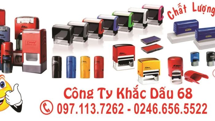 Hình ảnh đặc trưng về Khắc dấu 68 - Đơn vị tiên phong ứng dụng công nghệ laser