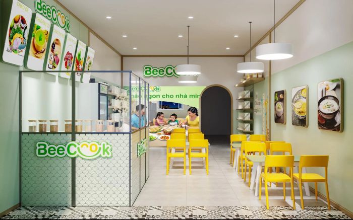 Hình ảnh quy trình chế biến tại Beecook