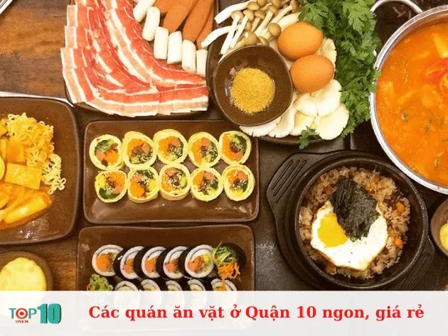 Những quán ăn vặt ngon, giá rẻ tại Quận 10
