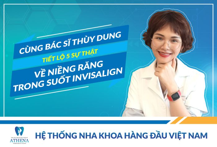 Hình ảnh đội ngũ bác sĩ chuyên môn cao và quy trình niềng răng chuẩn quốc tế tại Athena