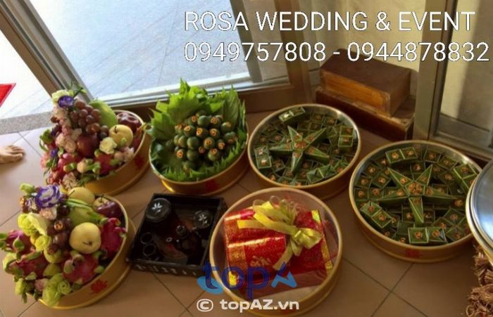 Rosa Wedding & Event - địa chỉ vàng cho những mâm quả cưới hỏi đẹp nhất tại TP. Hà Tiên